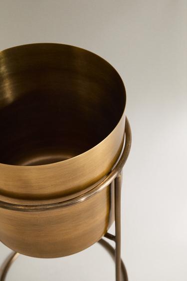 CACHE-POT DORÉ - Doré de Zara - Image 1