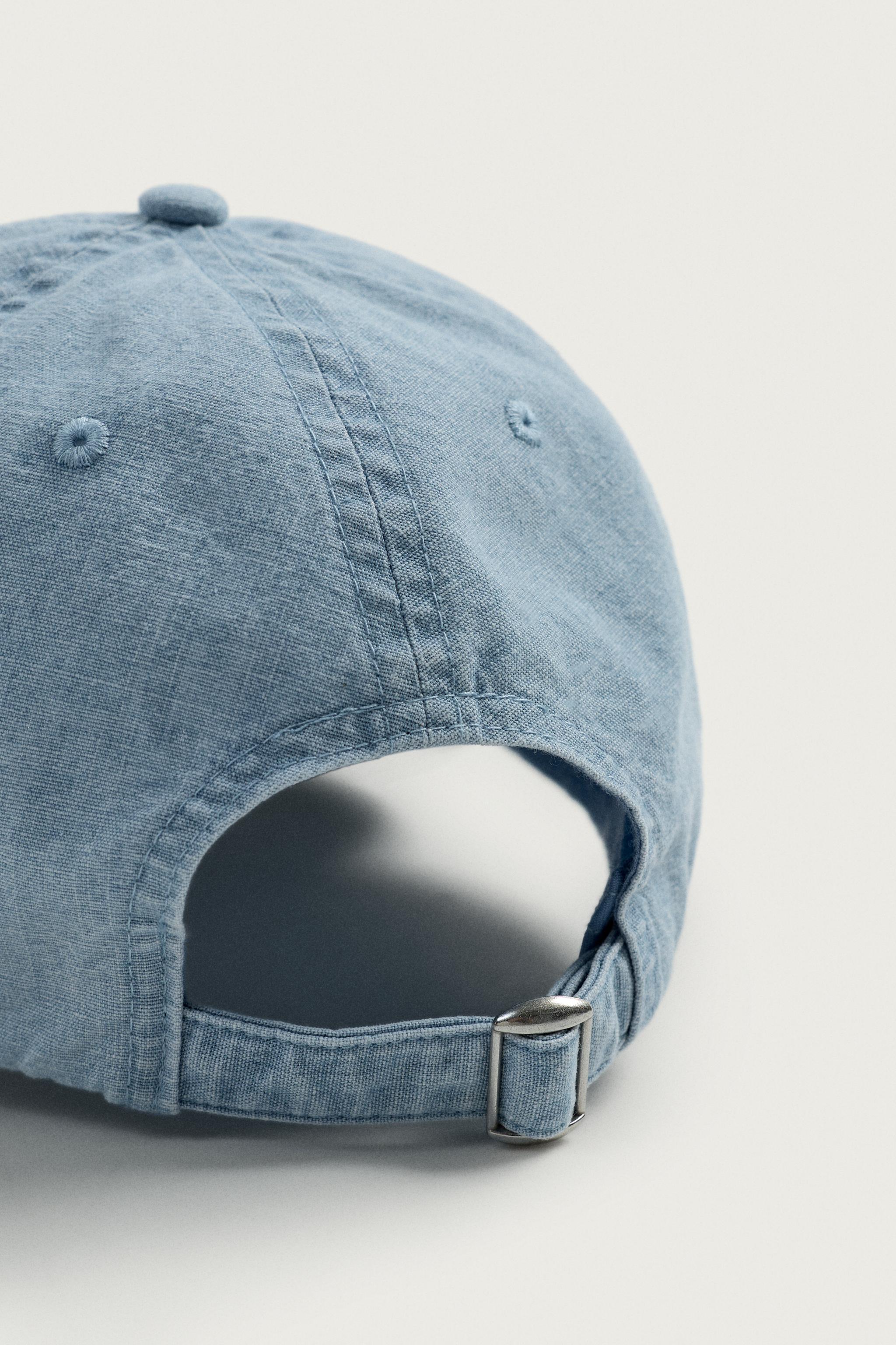 Мужские кепки Zara COTTON CHAMBRAY — фото 6
