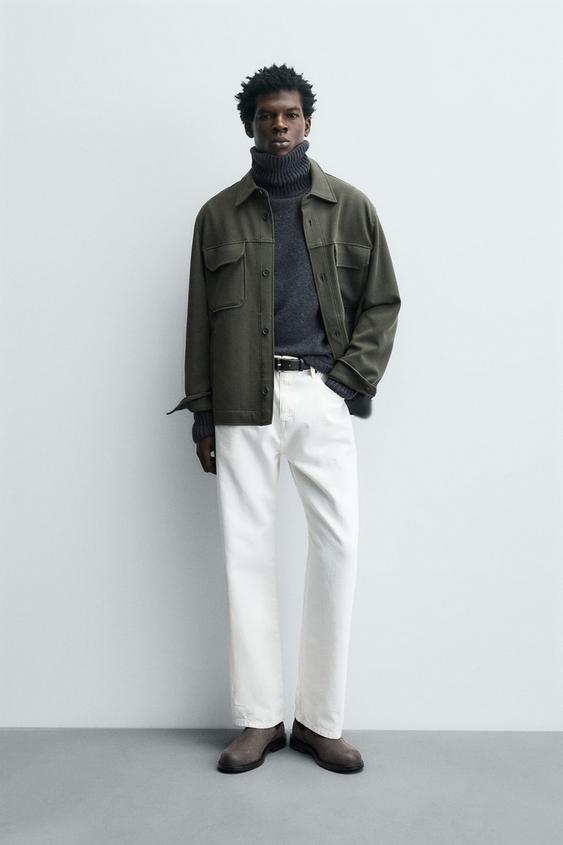 COMFORT TEXTURED OVERSHIRT