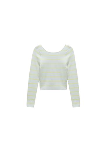 STRIPED KNIT TOP