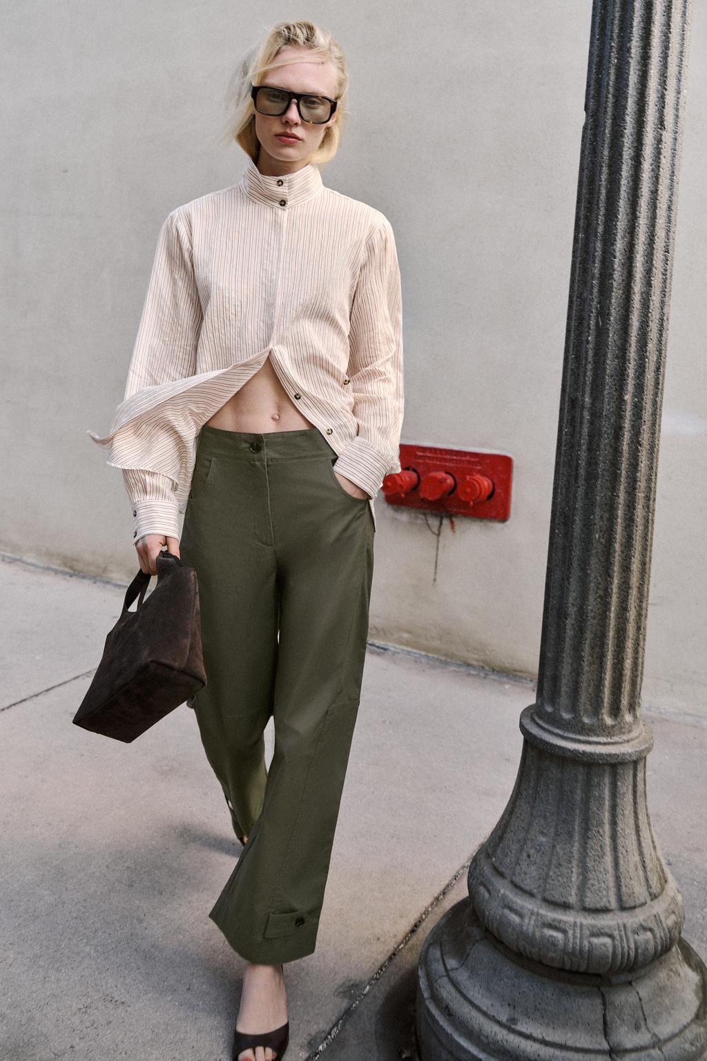 BARREL PANTS WITH BELT LOOPS - image 2