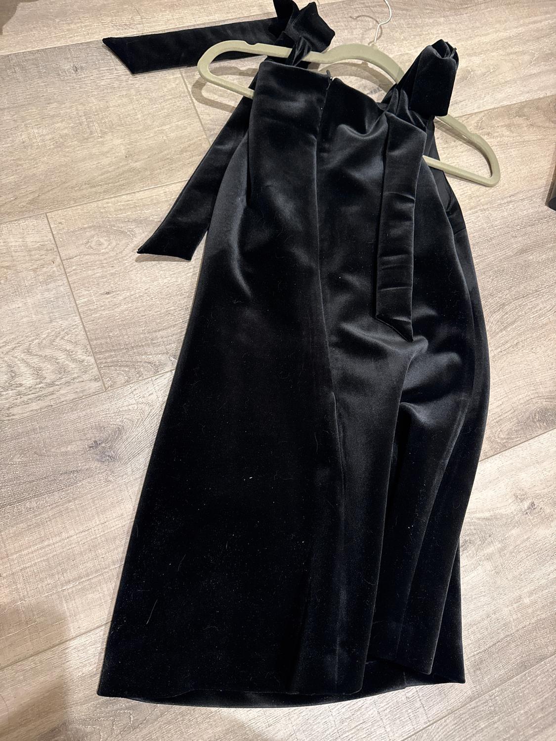 VELVET BOW DRESS - Image 2