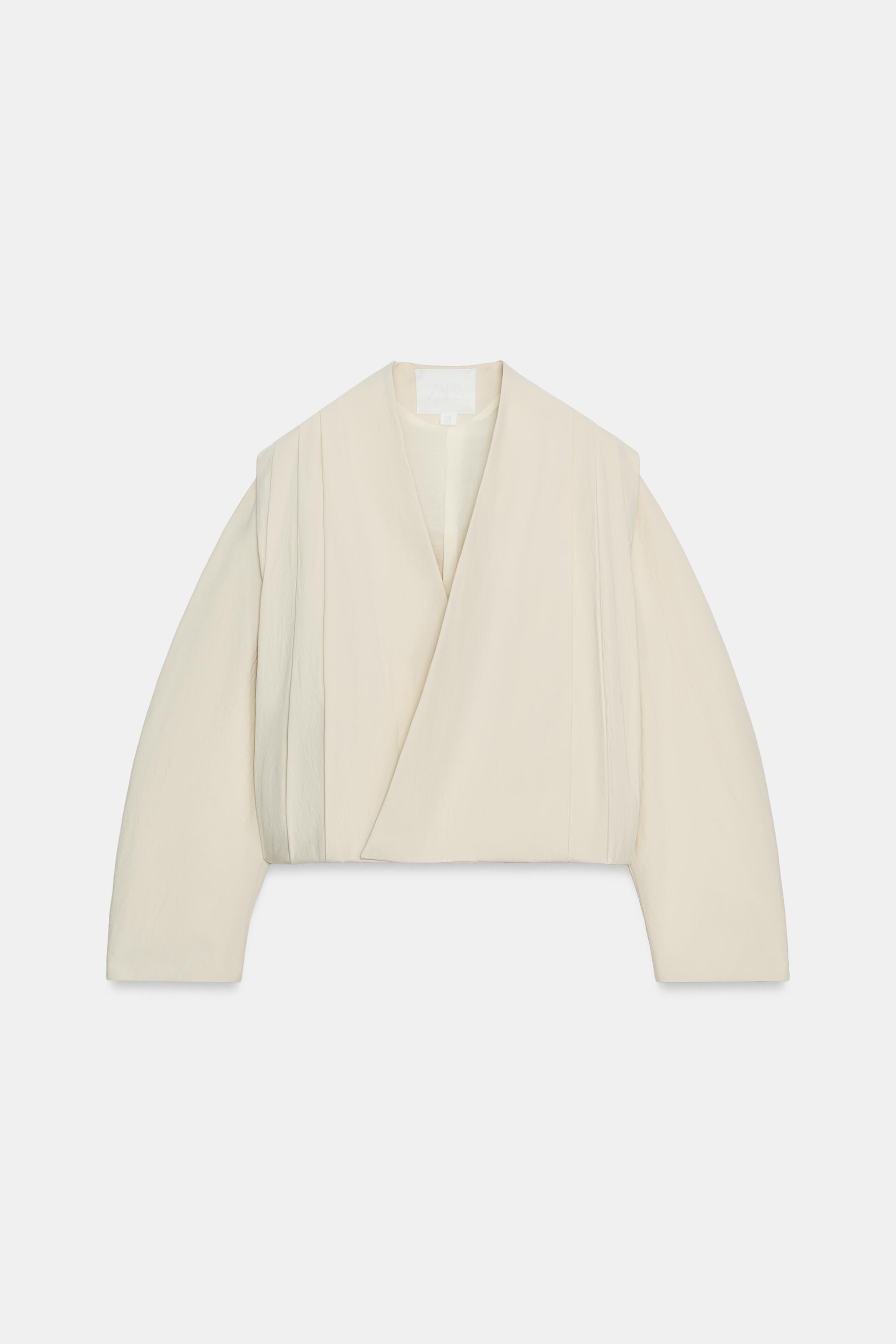 PLEATED WRAP JACKET ZW COLLECTION