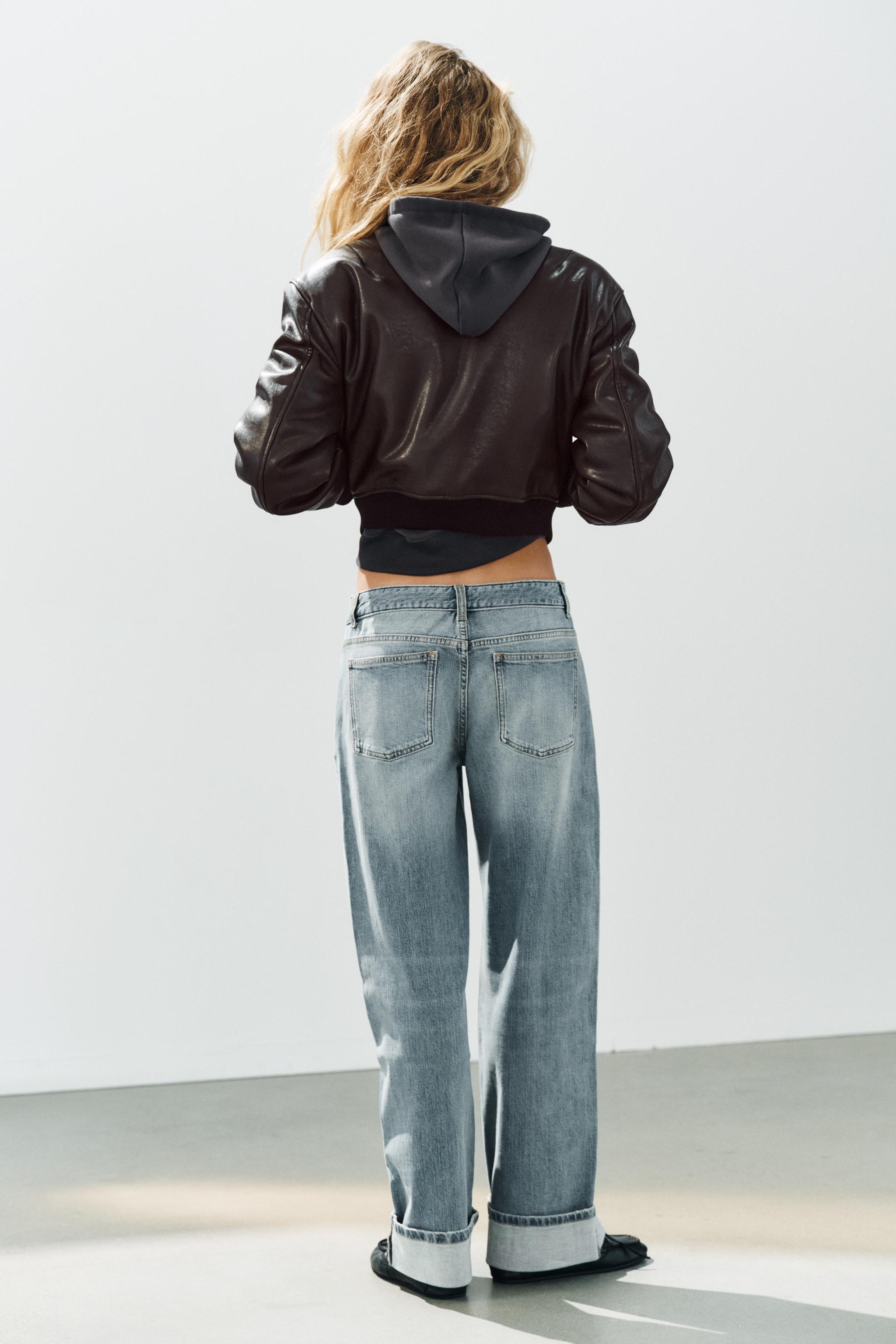VESTE BOMBER EN MATIÈRE SYNTHÉTIQUE