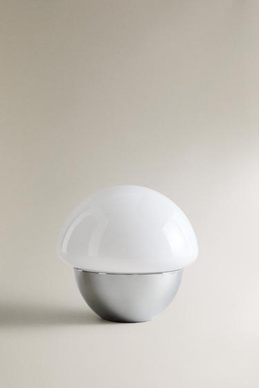 Zara LARGE OVAL TABLE LAMP - Silver