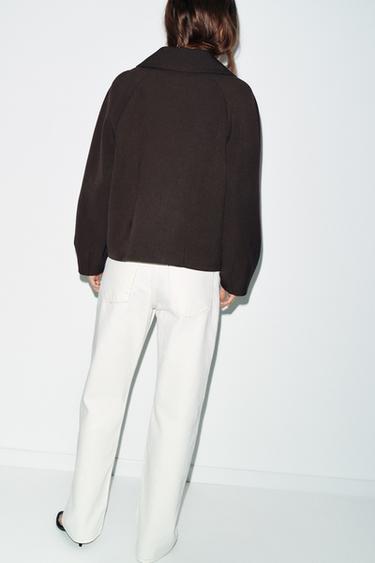 PUFF SLEEVE BLAZER - Brown by Zara - Image 3