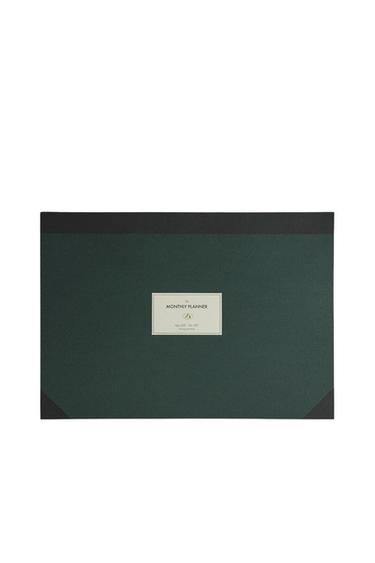 A3 MONTHLY PLANNER - Green by Zara