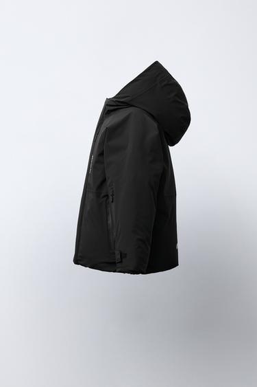 DOUDOUNE 80% DUVET ET 20% PLUME WATER RESISTANT ET COUPE-VENT SYSTÈME RECCO® COLLECTION SKI - Noir de Zara - Image 2