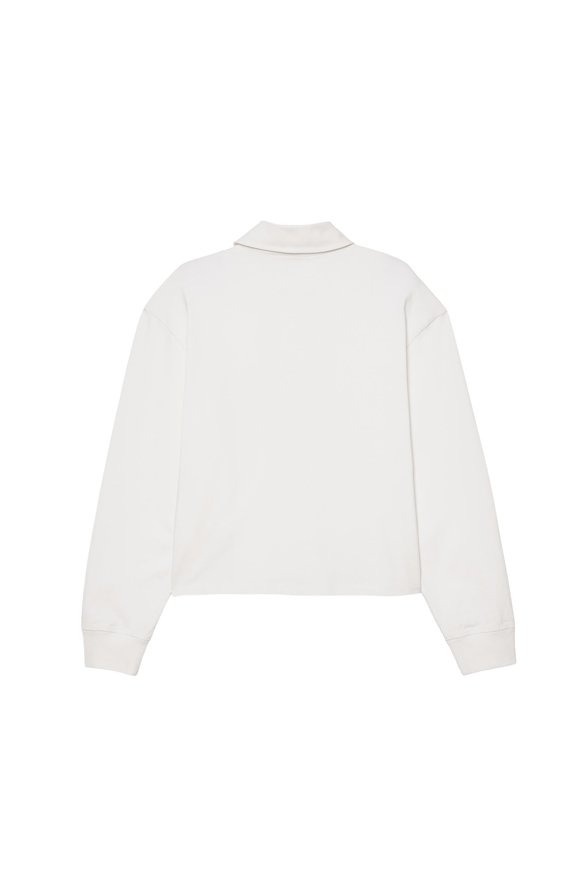POLO CROPPED FIT EN COTON