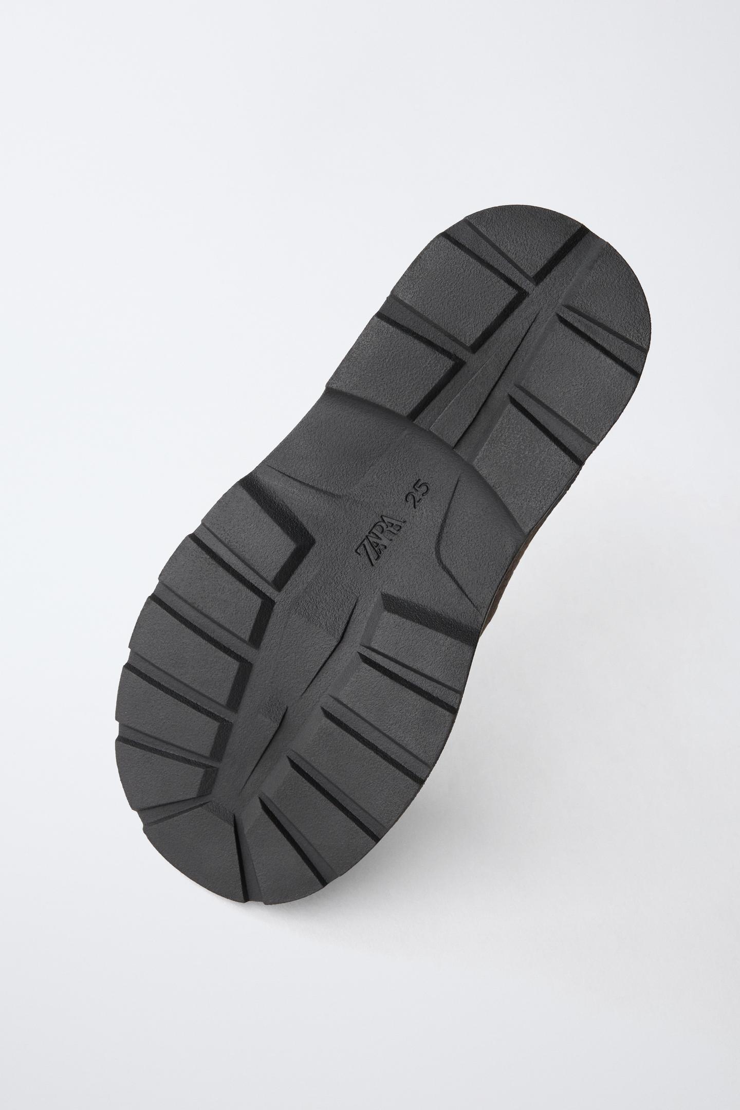 Детские туфли Zara Lace-Up Blucher, цвет: Коричневый — фото 8