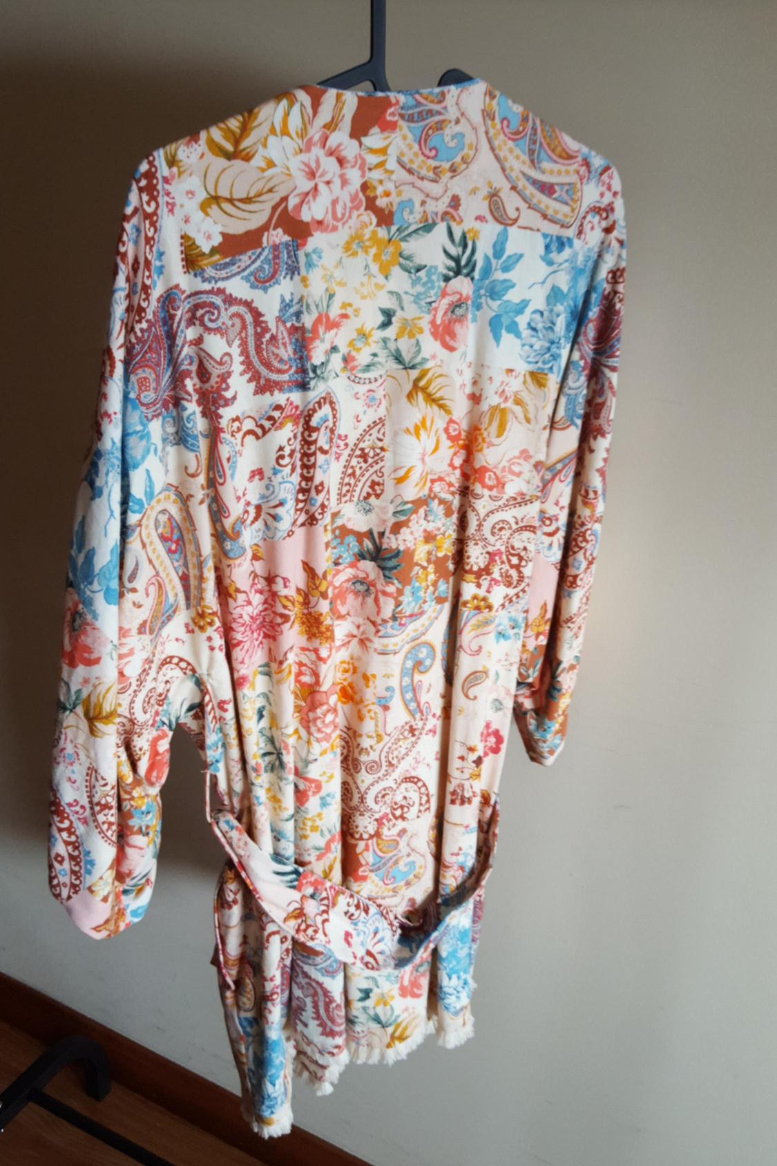 PATCHWORK PRINT KIMONO - Image 2