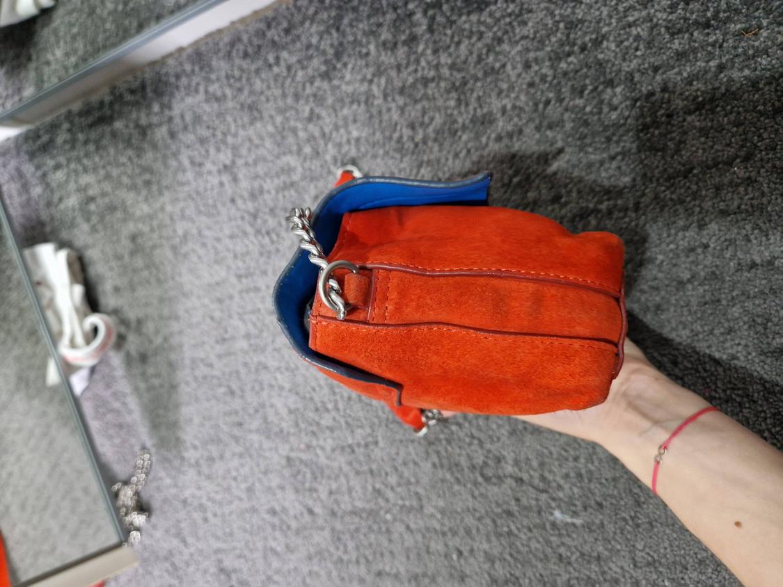 MINI SPLIT SUEDE CROSSBODY BAG - Image 4