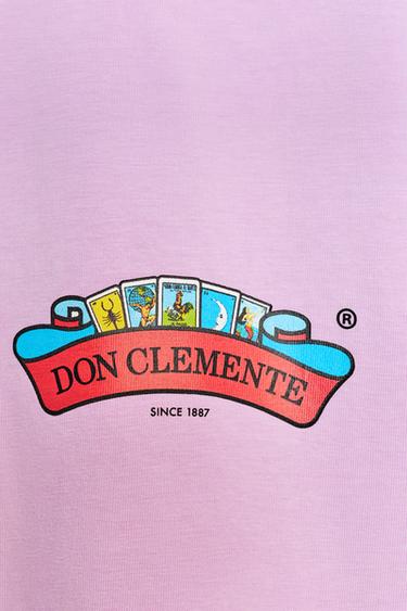 T-SHIRT À ESTAMPAGE DON CLEMENTE® - Mauve clair de Zara - Image 5