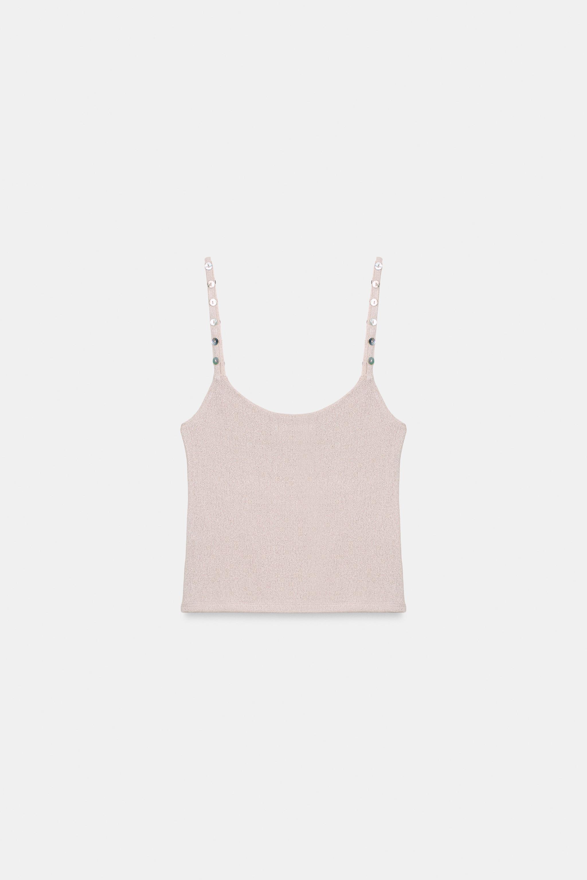 BUTTON DETAIL KNIT TOP