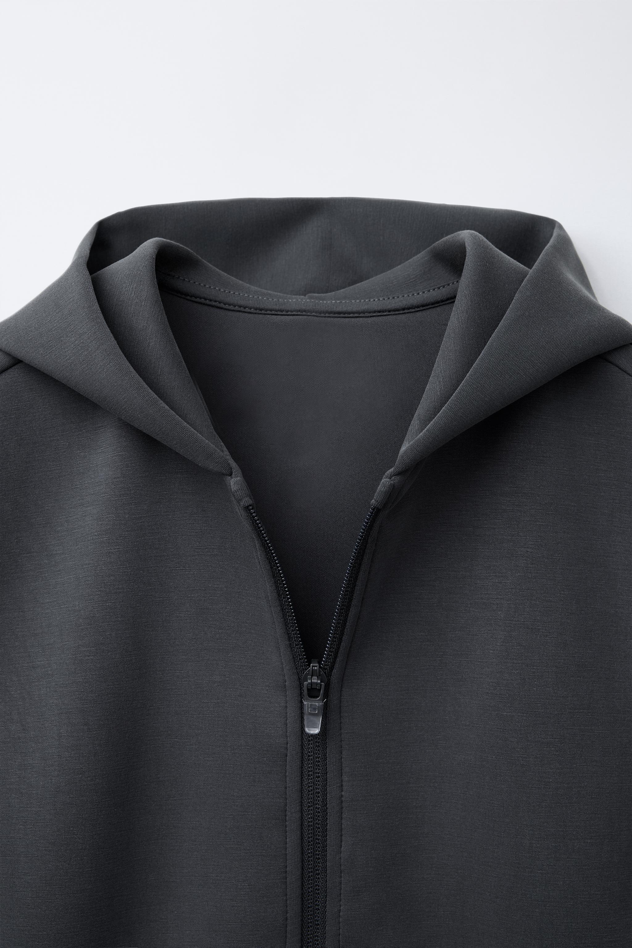 SPORTY HOODED VEST - Anthracite grey | ZARA Canada