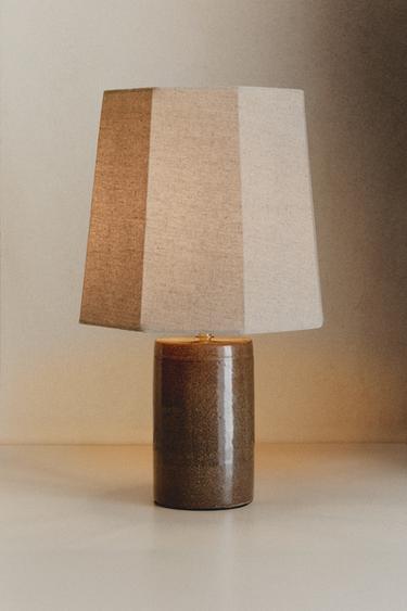 ΕΠΙΤΡΑΠΕΖΙΟ ΦΩΤΙΣΤΙΚΟ ΠΗΛΙΝΟ - Γκρι ανθρακί του Zara