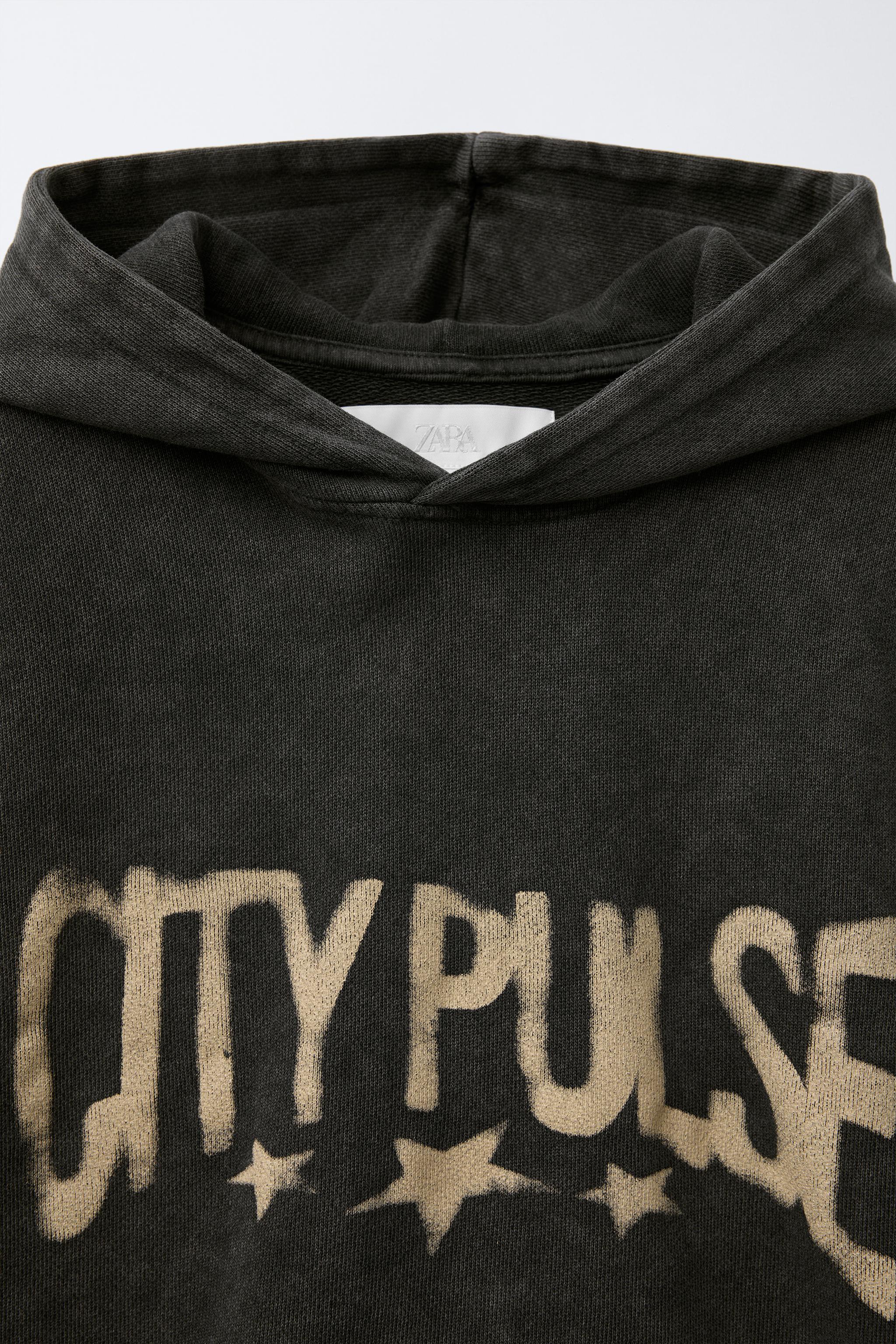 lxyとなります！！ FRAYED HOODIE - Anthracite grey | ZARA United States