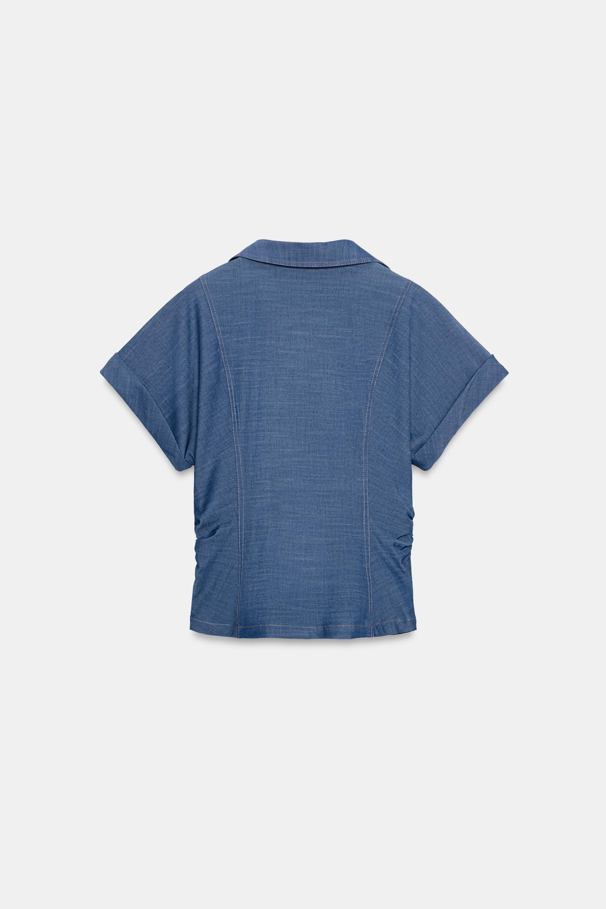 CHEMISE CINTRÉE DRAPÉE