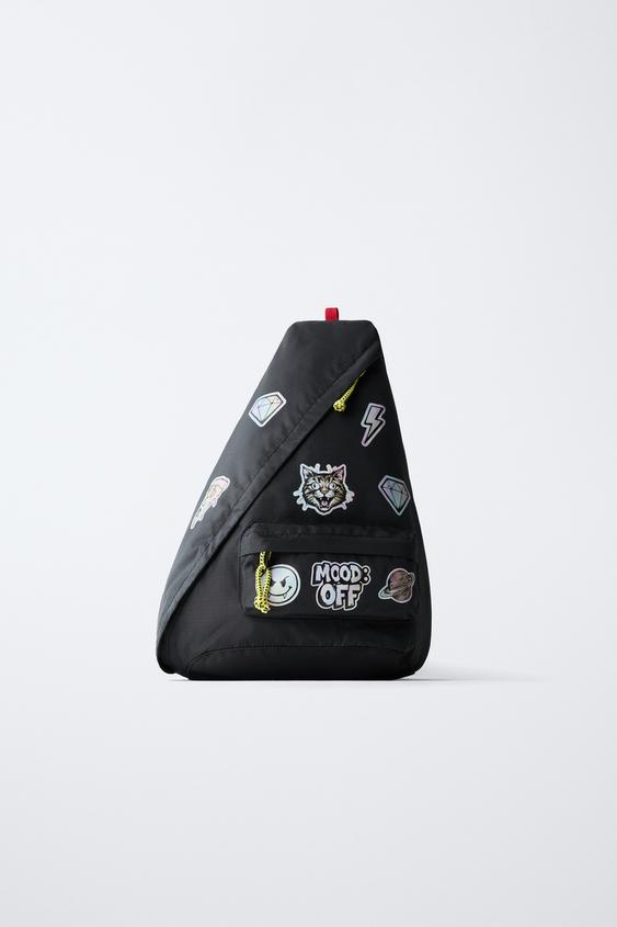 SAC À DOS BANDOULIÈRE URBAIN - Noir de Zara - Image 0