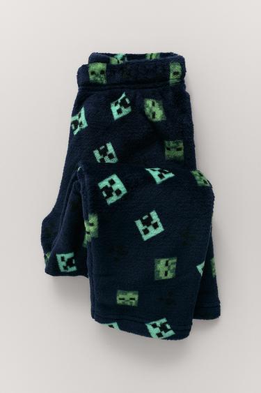 6-14 ЛЕТ/ФЛИСОВАЯ ПИЖАМА MINECRAFT © MOJANG AB. ™ — СИНИЙ от Zara