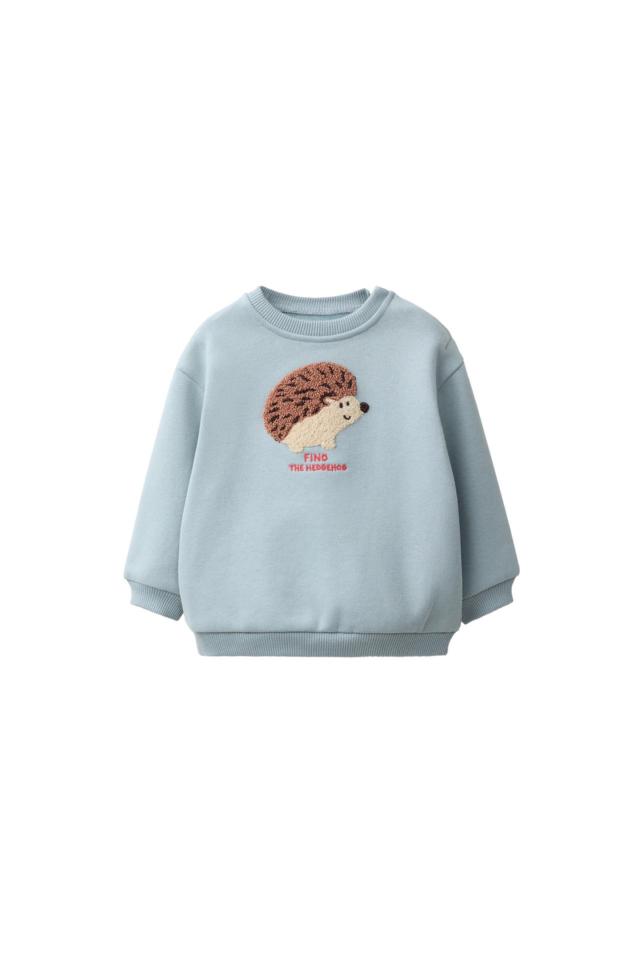 HEDGEHOG EMBROIDERED SWEATSHIRT