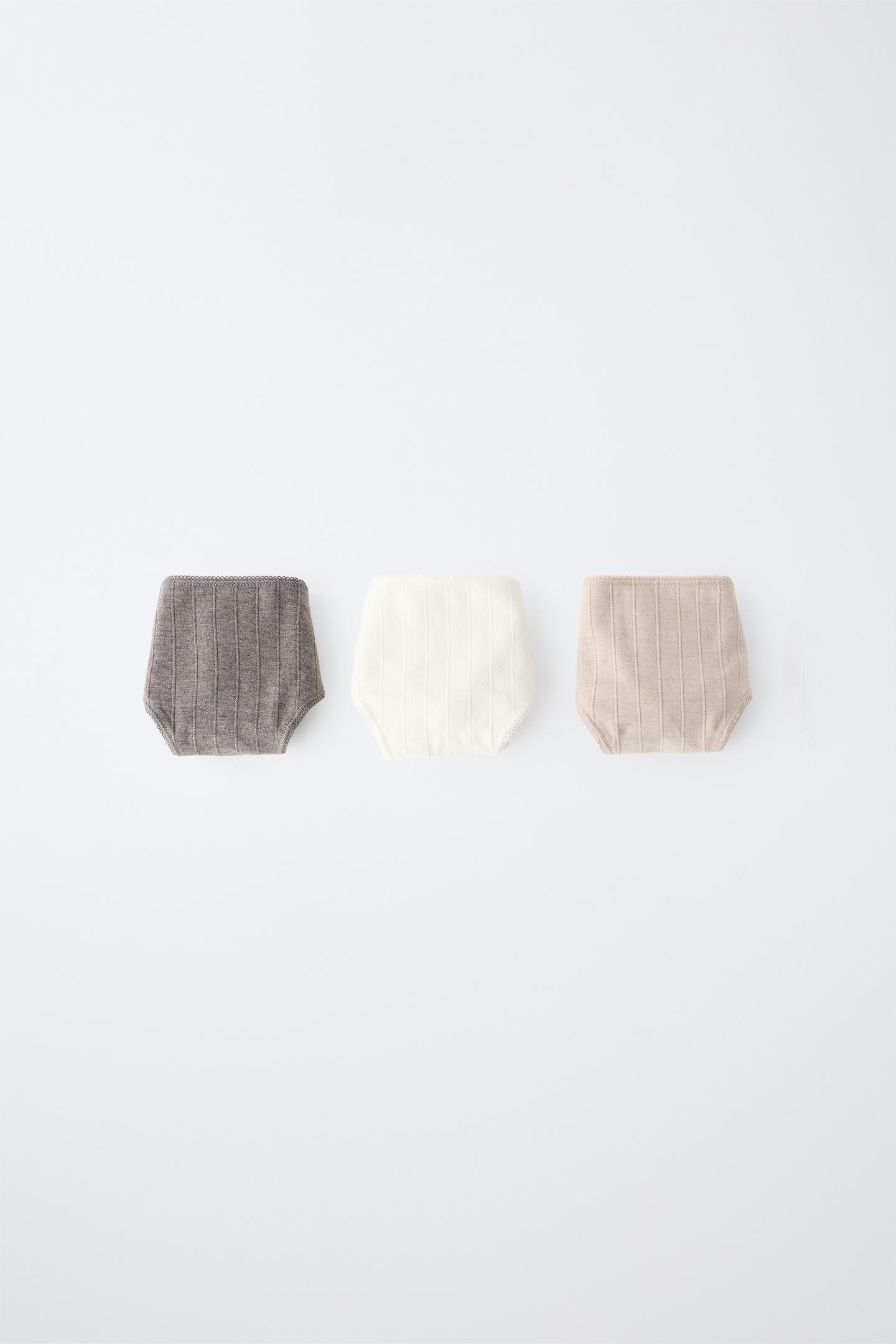 Трусы для детей, 3 шт. — Zara, цвет: Разноцветный