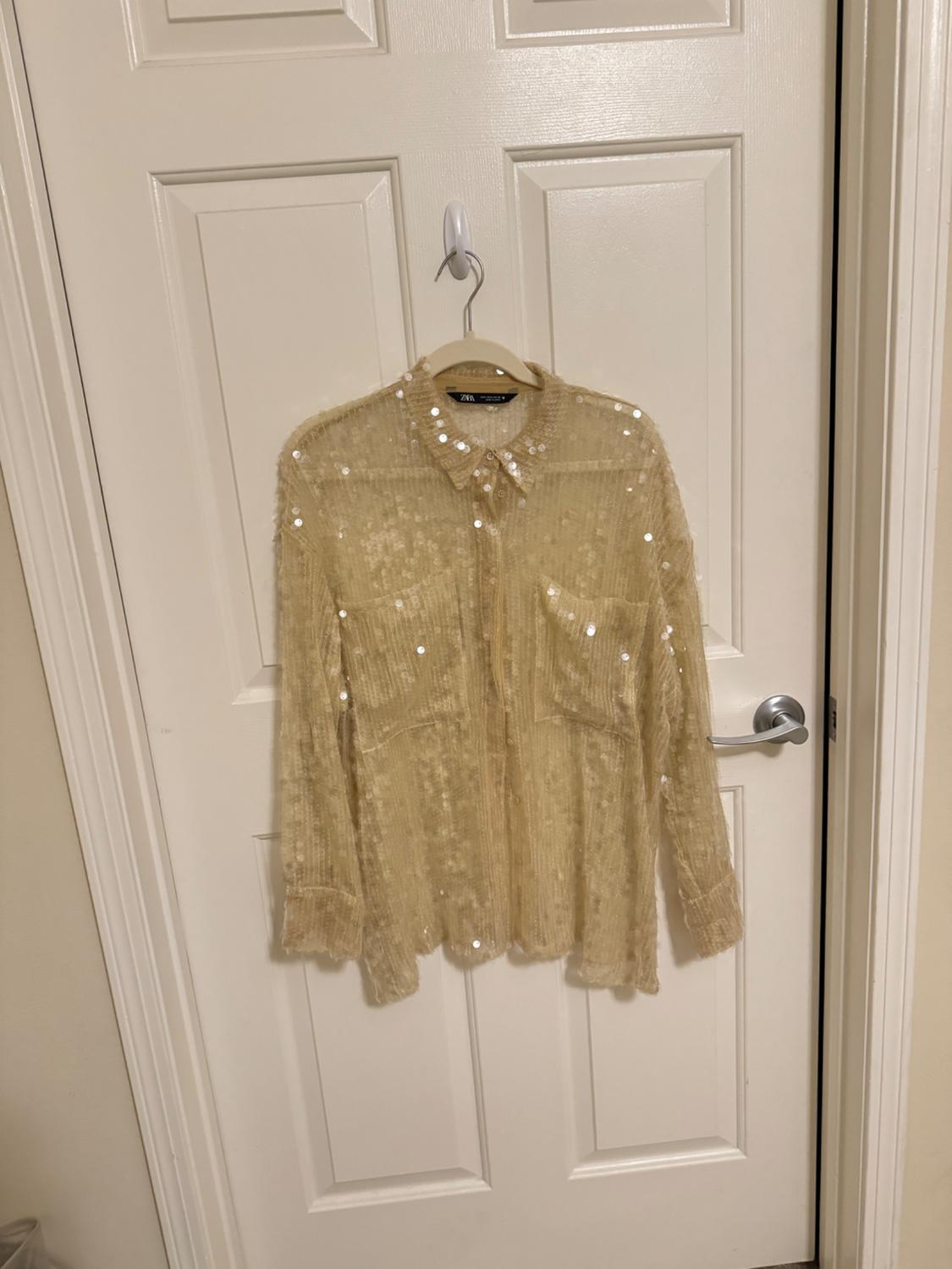 CAMISA OVERSIZE LENTEJUELA