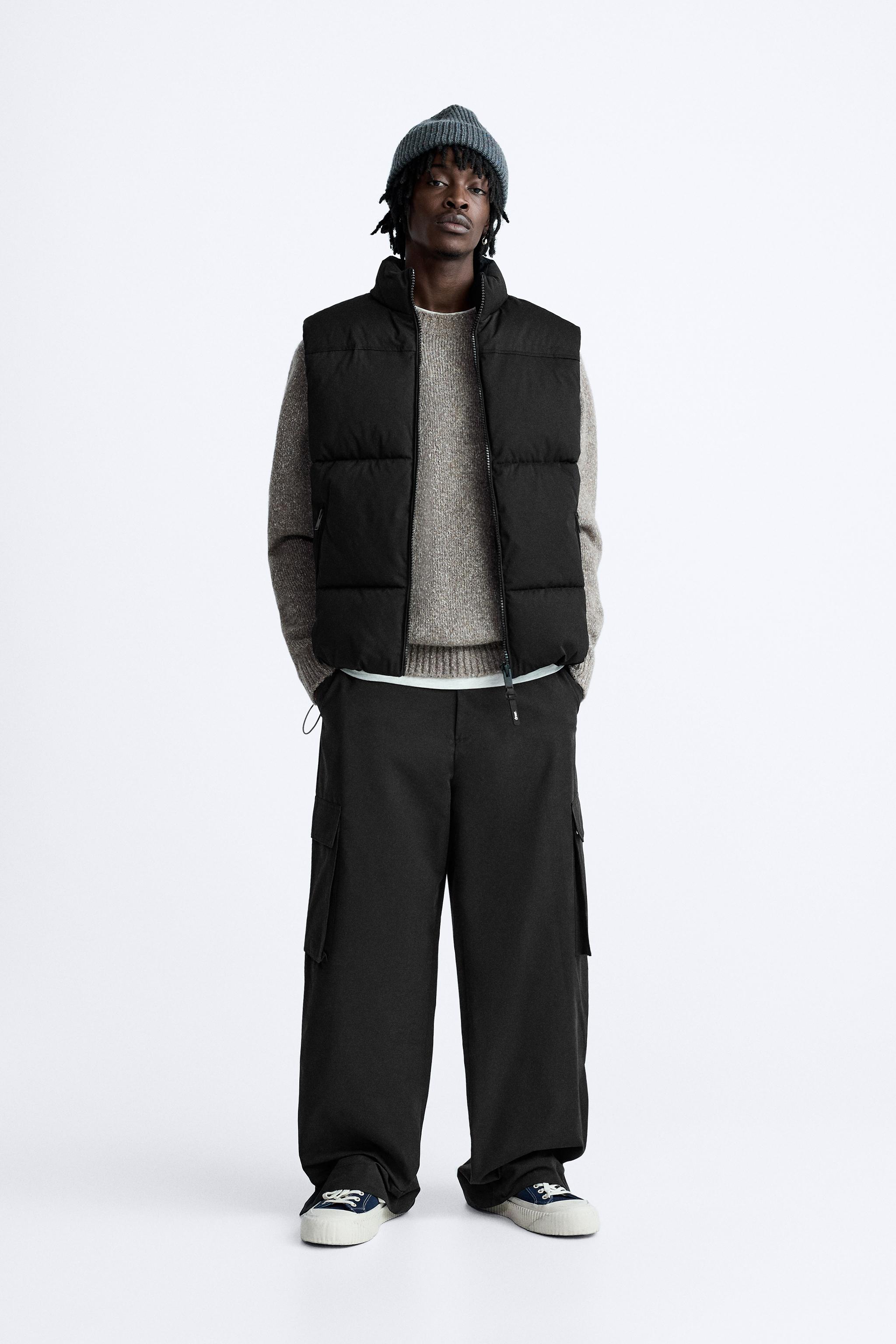 Zara store puffer vest