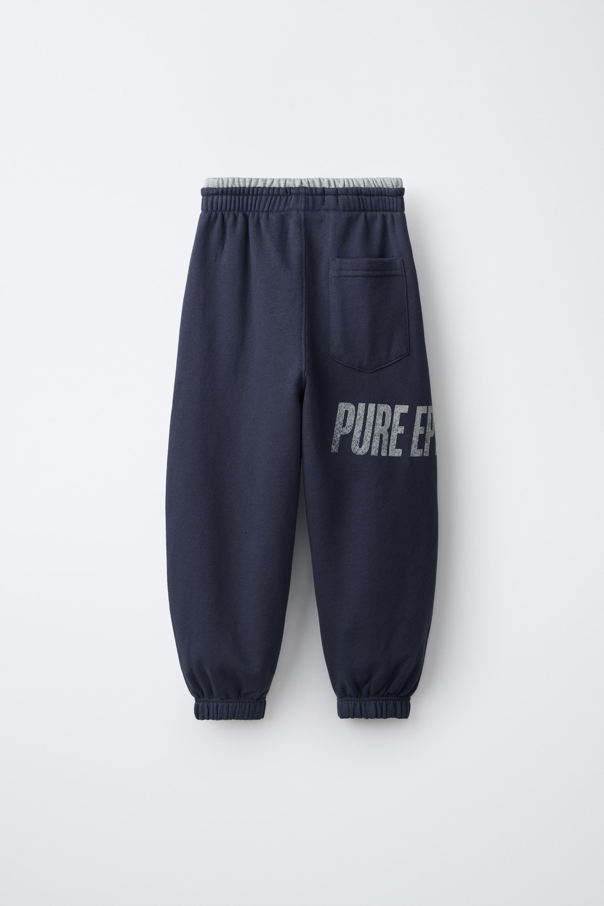 PANTALON JOGGER DOUBLE CEINTURE INSCRIPTION
