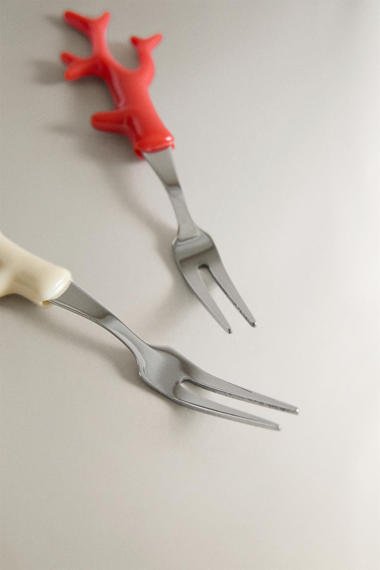 CORAL MINI FORK SET (PACK OF 8) — Steel