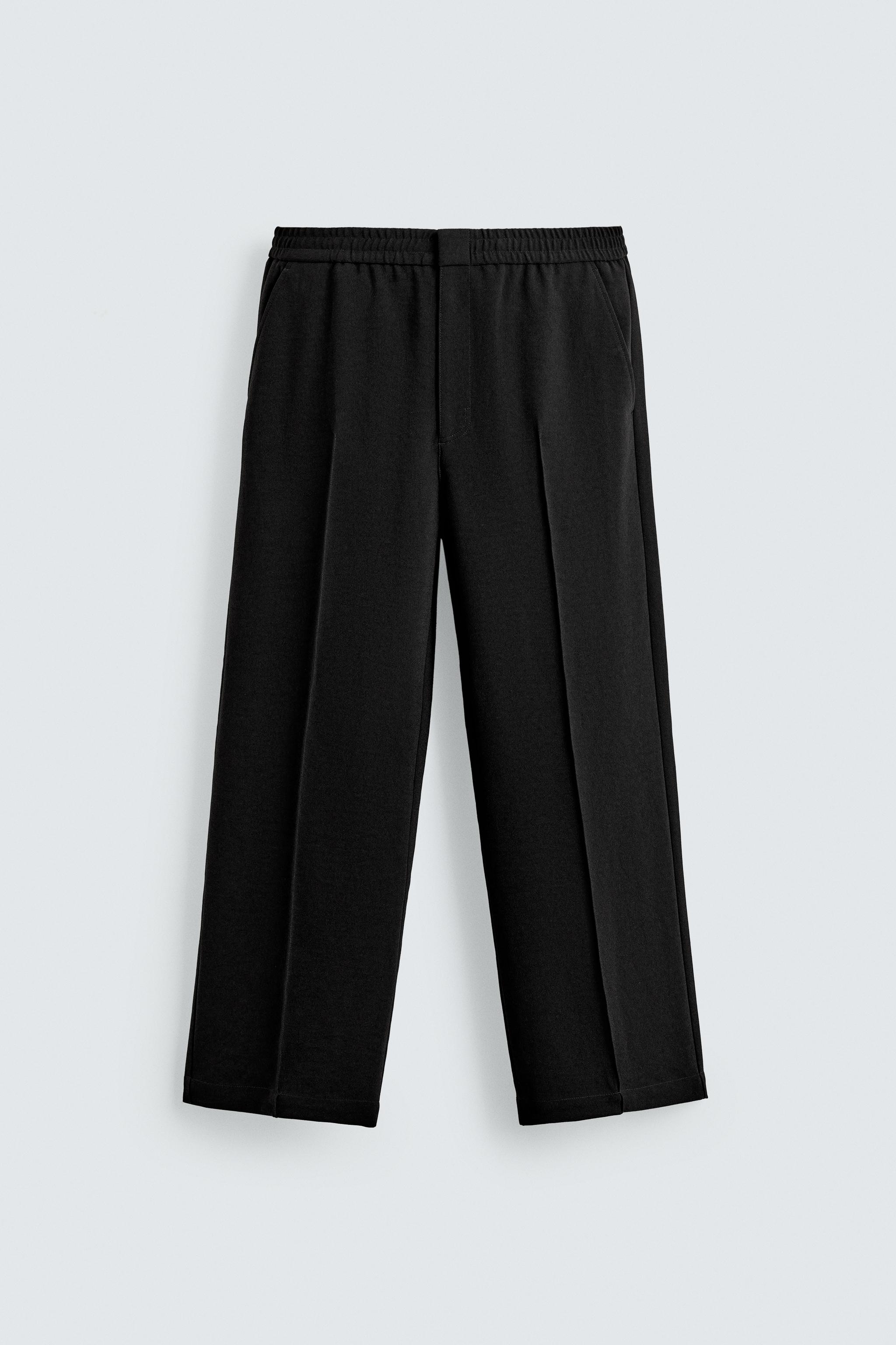 リラックスフィットスーツパンツ - ブラック | ZARA Japan / 日本