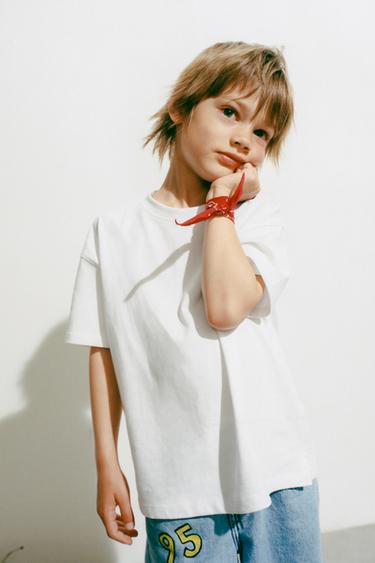 PLAIN T-SHIRT - Oyster-white by Zara