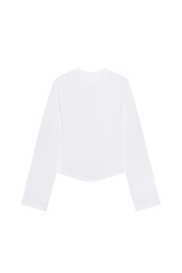 RAGLAN LONG SLEEVE T-SHIRT - White by Zara