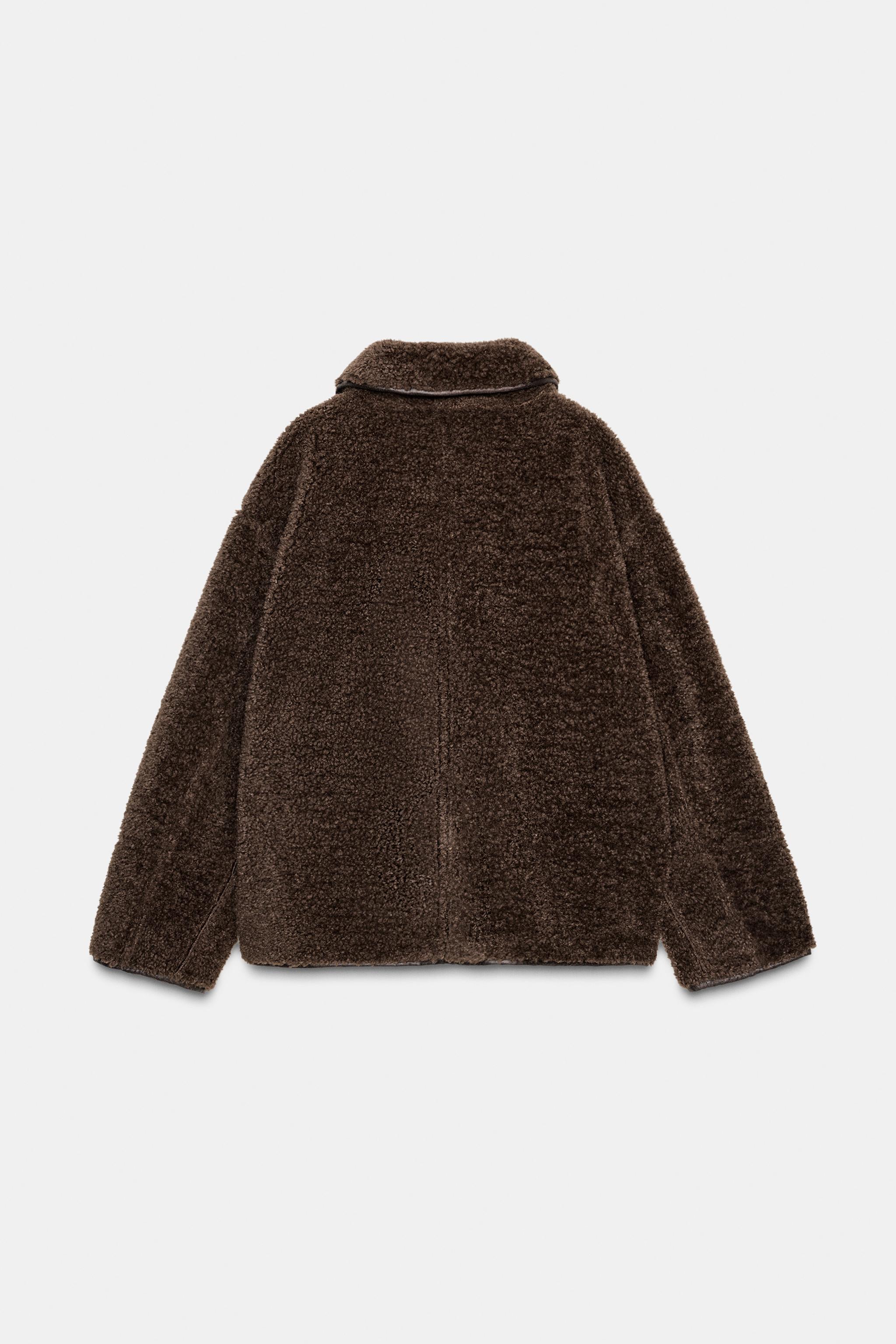 リバーシブルダブルフェイスジャケット - ブラウン | ZARA Japan / 日本