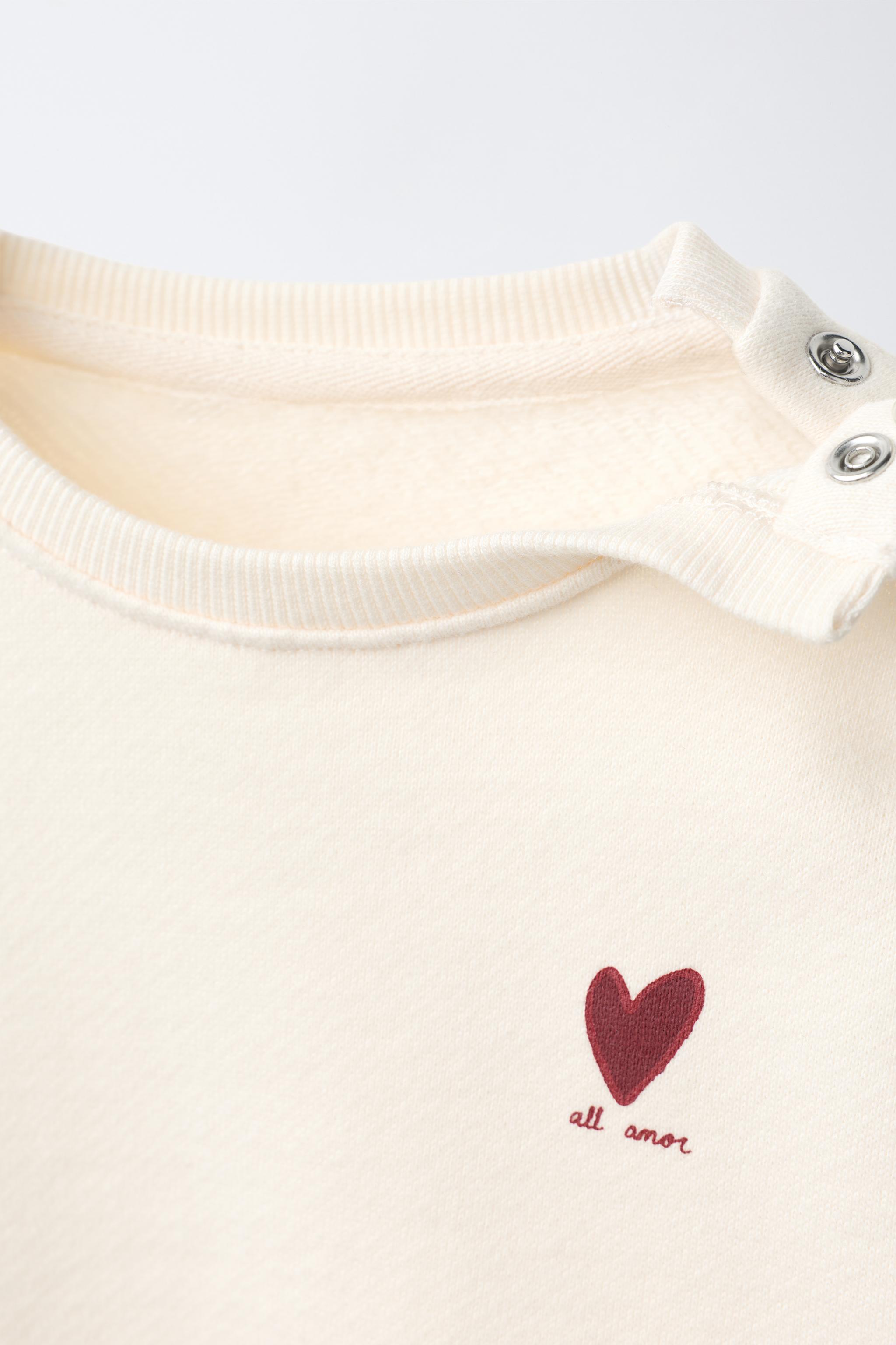 HEART SWEATSHIRT AND LEGGING SET