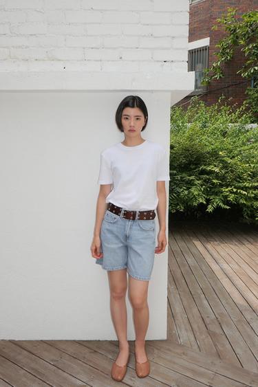 BASIC COTTON T-SHIRT - White by Zara