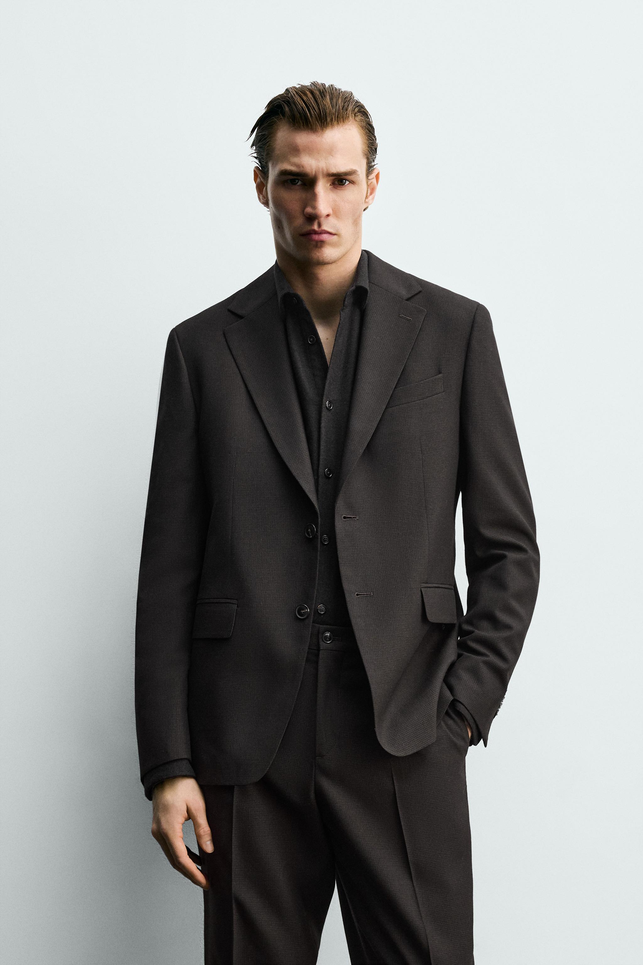 HOUNDSTOOTH SUIT JACKET