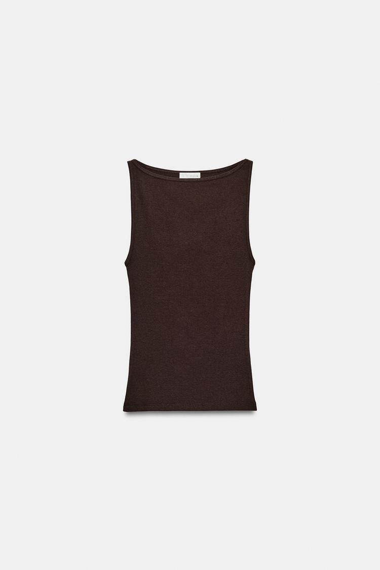 MİNİMAL KOLSUZ T-SHIRT