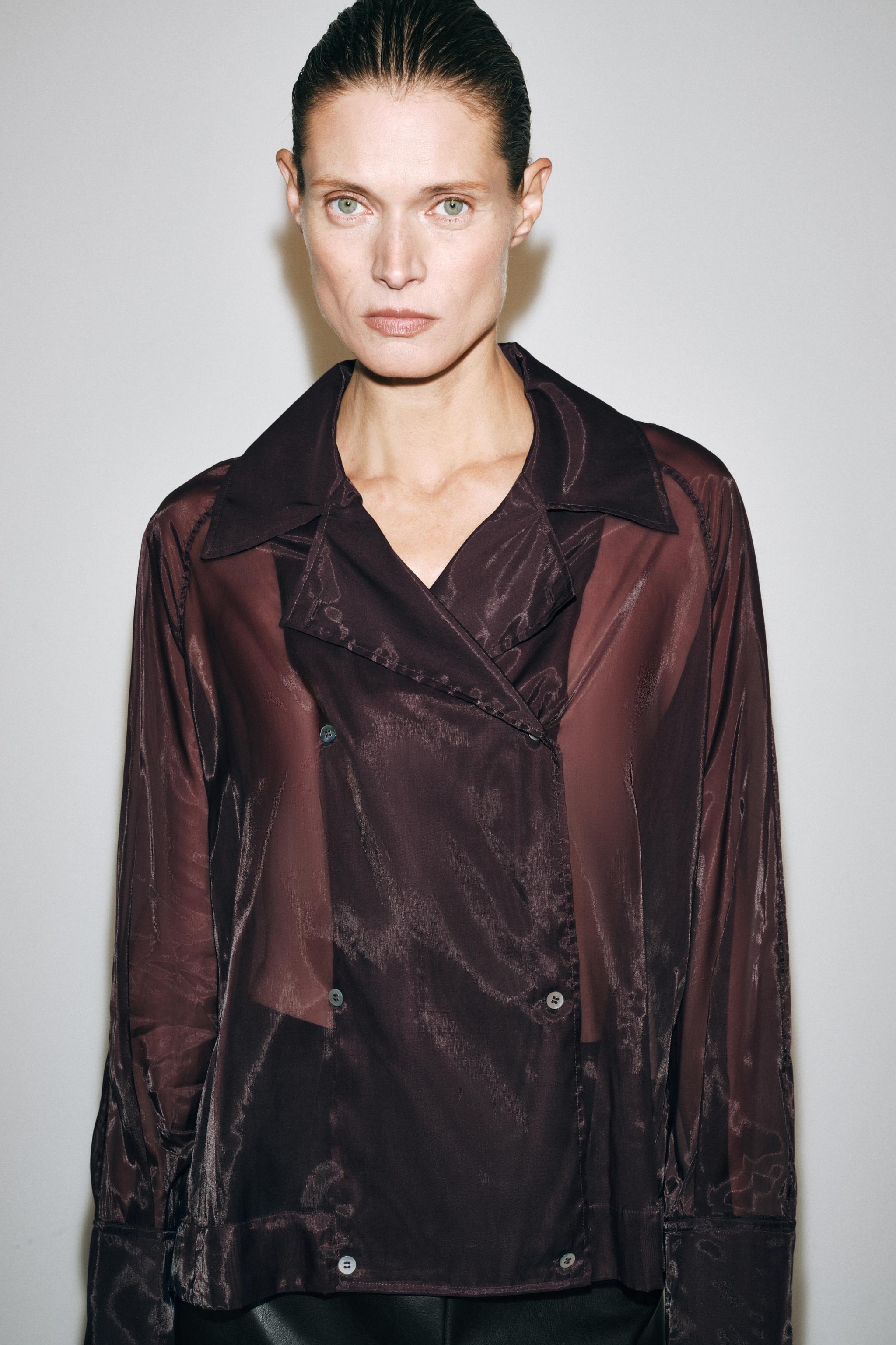 Zw Collection Organza Shirt by Zara