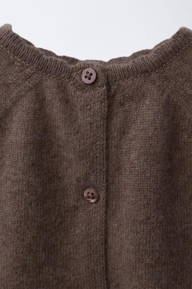 100% CASHMERE SWEATER - Brown by Zara - Image 3