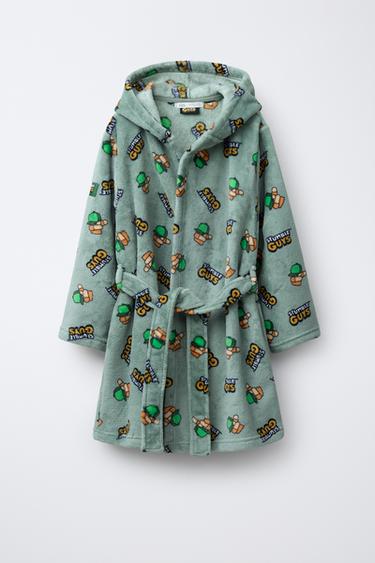 6-14 YEARS / STUMBLE GUYS ™ © SCOPELY FLEECE ROBE - Green by Zara - Image 0