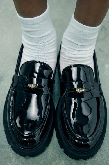 MOCASÍN SUELA TRACK - Negro de Zara