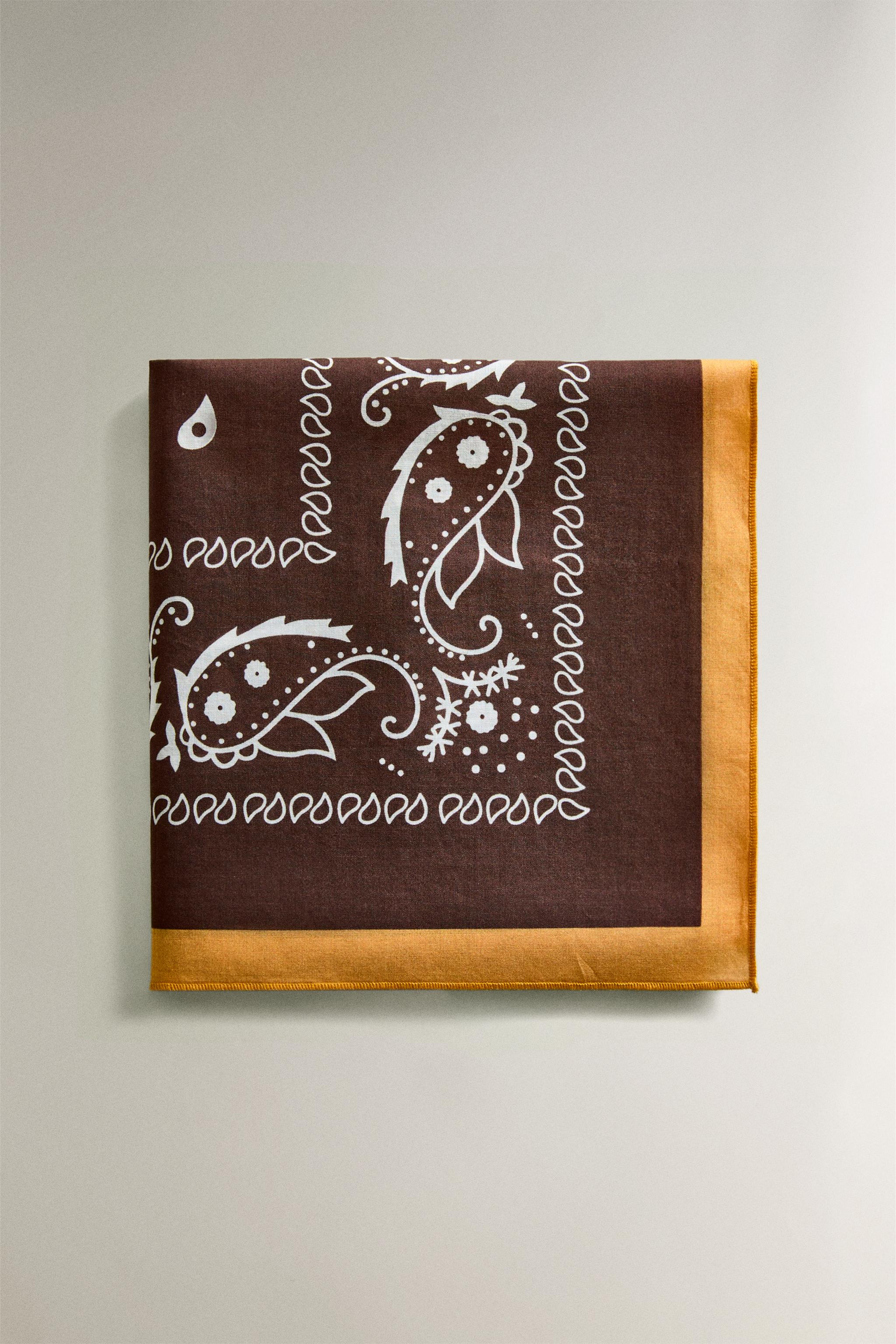 BANDANA COTON PAISLEY POUR ANIMAUX DE COMPAGNIE