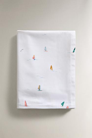 RESIN-COATED COTTON WINDSURFING TABLECLOTH - Blue by Zara - Image 4