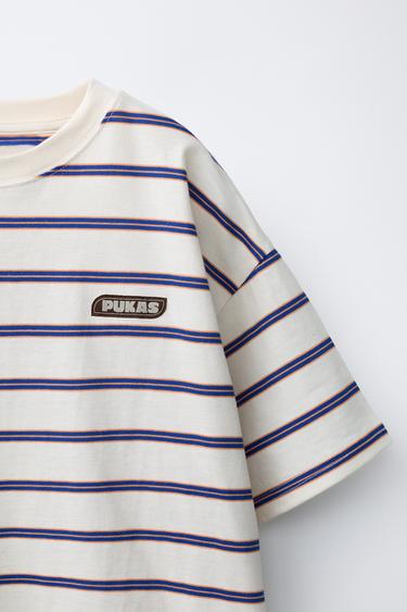 T-SHIRT RAYURES PUKAS SURF - Multicolore de Zara - Image 3
