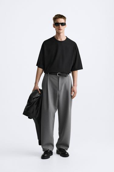 ФУТБОЛКА С МОЛНИЕЙ — ЧЕРНЫЙ от Zara — изображение 0