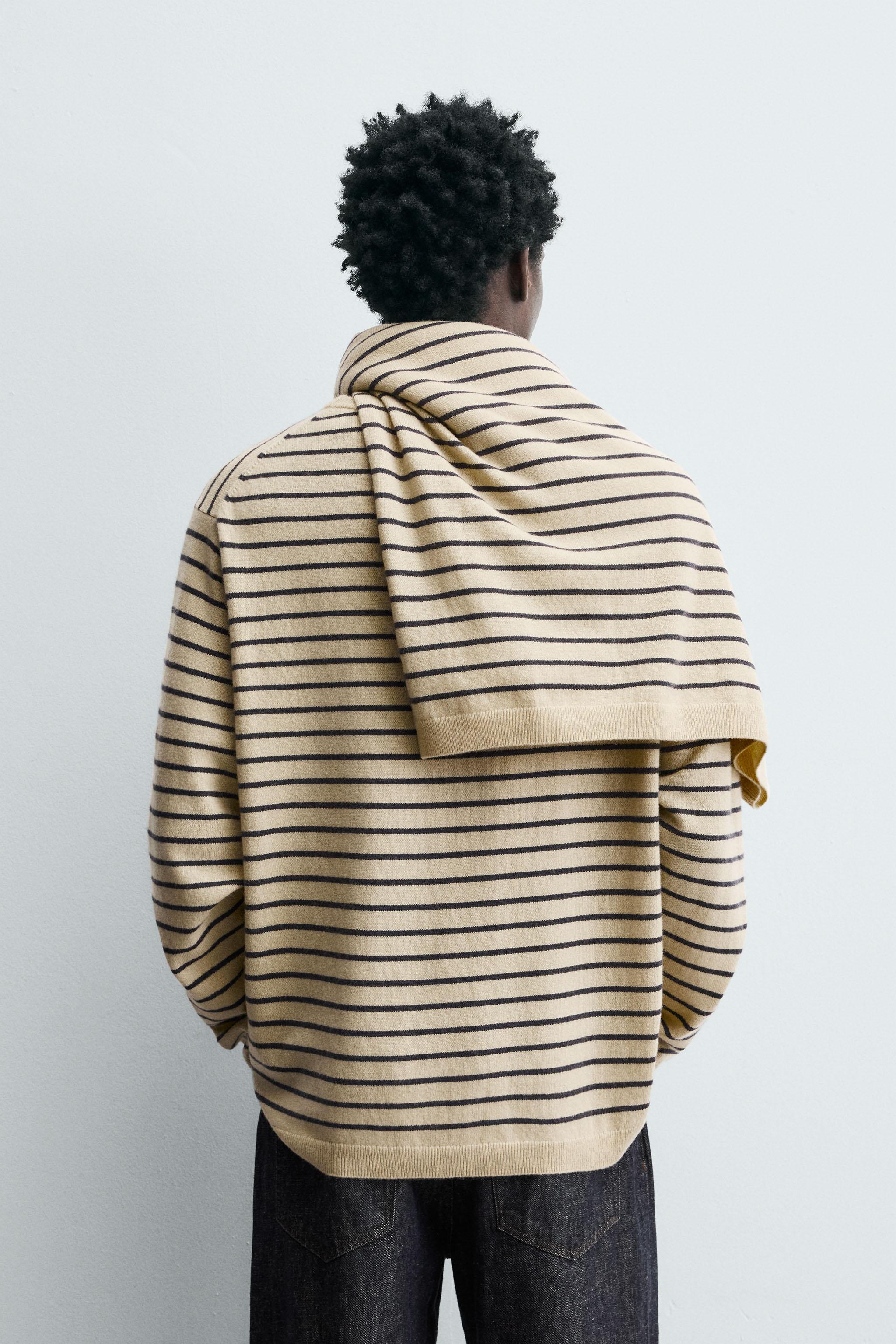 WOOL - CASHMERE STRIPED JUMPER