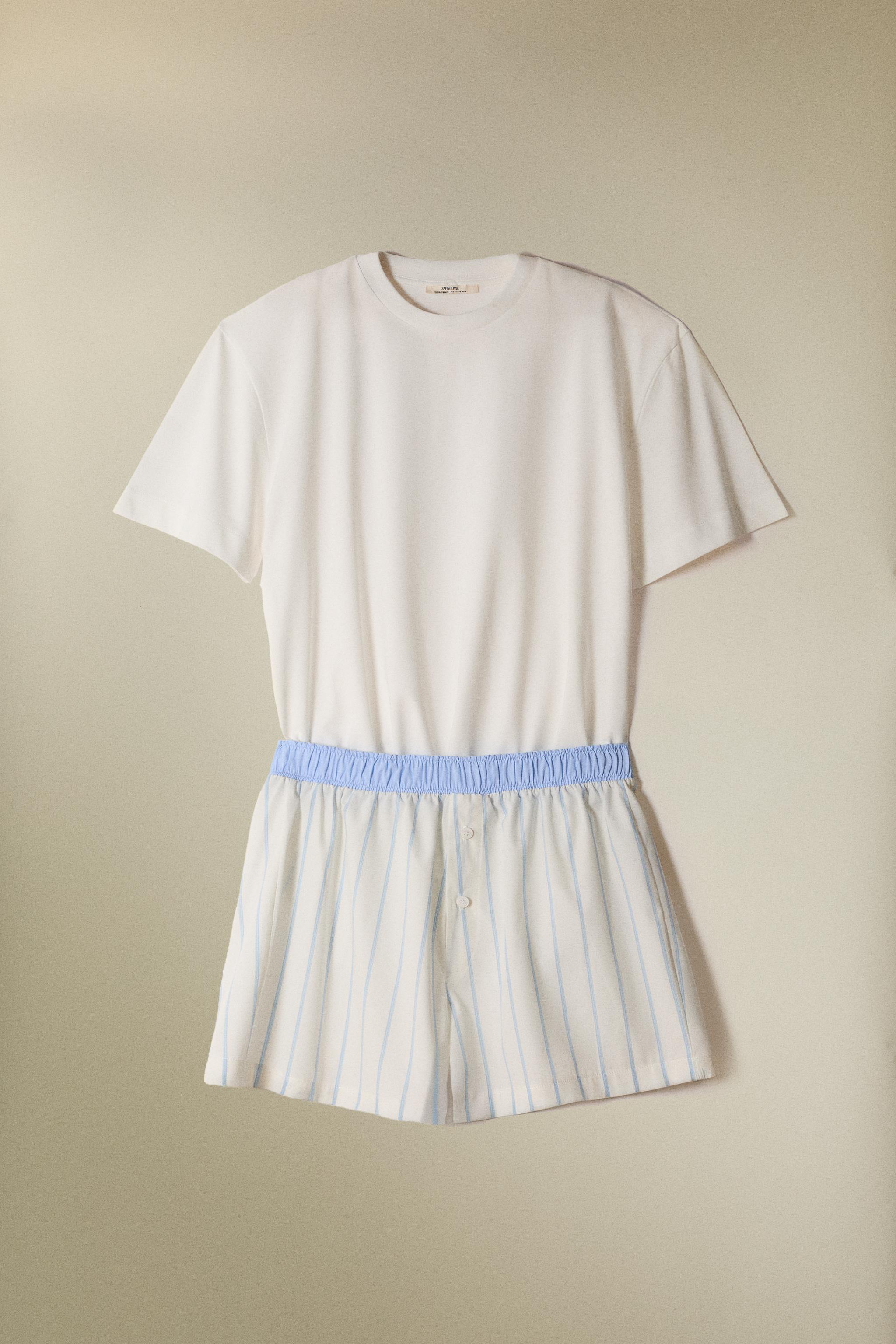 STRIPED PAJAMA SET