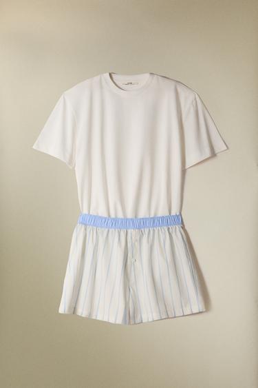ENSEMBLE PYJAMA RAYURES - Bleu de Zara - Image 5