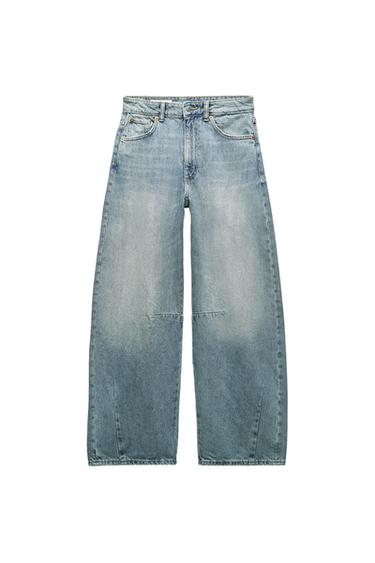 TRF BAGGY BALLOON MID-RISE JEANS